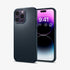 ACS04766 - iPhone 14 Pro Max Case Thin Fit in black showing the back